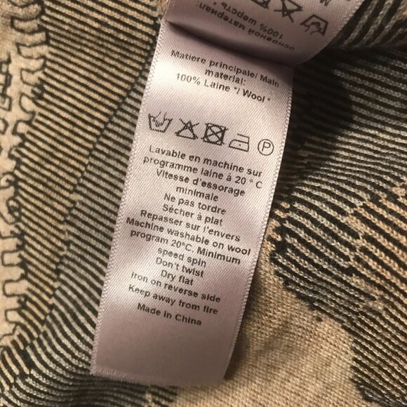 Zadig & Voltaire Maya We Tiger Wool Cardigan with Sequins Oversized Fit xs/s - Picture 14 of 15